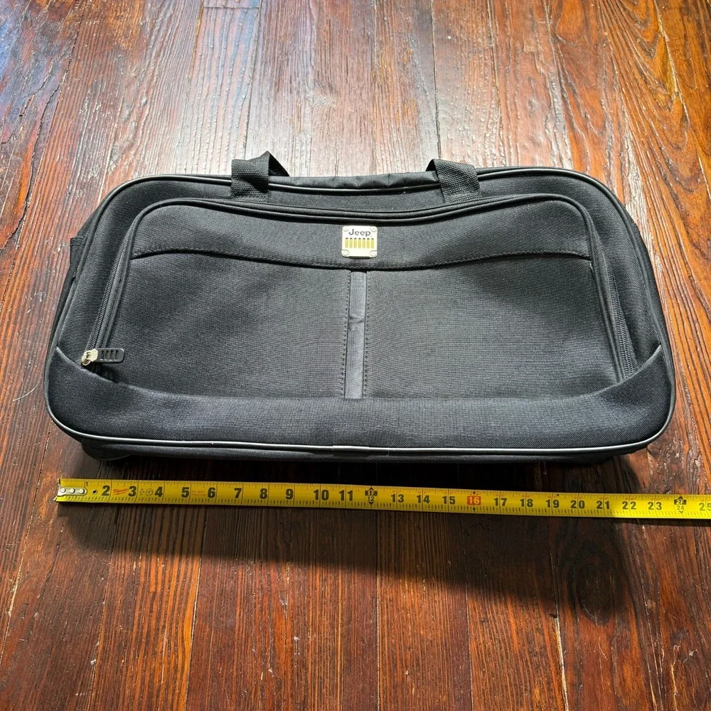 Vintage Jeep Duffel Bag Black Logo‎